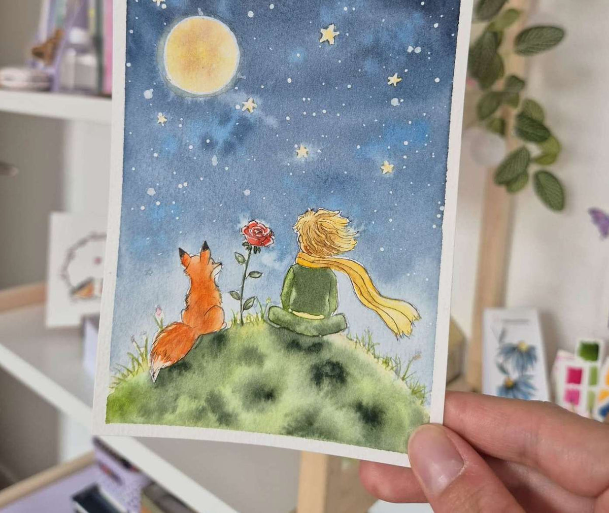 Aquarelle personnalisée